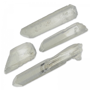 Pendenti Punte in cristallo 10-50 mm Argento x4