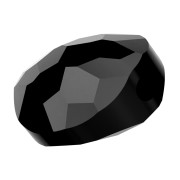 Perla rotonda piatta - 8 mm - Thin Round Swarovski 5034 - Jet x1