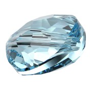 Perle tonde Thin Round  Swarovski 5034 6 mm - Aquamarine x6