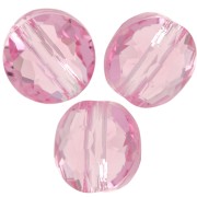 Perline rotonde piatte - 6 mm - Thin Round Swarovski 5034 - Light Rose x6
