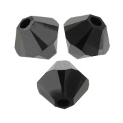 Biconi Swarovski 5328 mm. 3 Jet Hematite x50