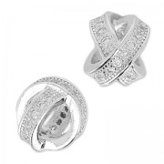 Perla vuota con strass 8.5 mm rodiato/Crystal x1|raw }}