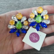 Biconi Swarovski 5328 mm. 3 Majestic Blue x50