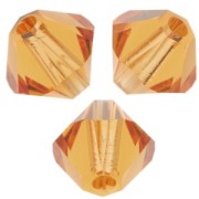 Biconi Swarovski 5328 mm. 4 Topaz x50