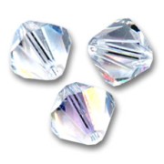 Biconi Swarovski 5328 mm. 4 Crystal Moonlight x50