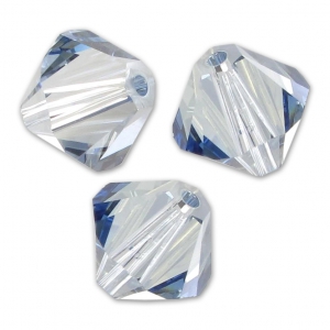 Biconi Swarovski 5328 mm. 4 Crystal Blue Shade x50