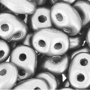 SuperDuo mm. 2.5x5 Pastel Grey x10g