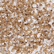 MiniDuo 2x4 mm Crystal Gold Bronze Lined x10g|raw }}