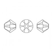 Biconi Swarovski 5328 mm. 4 Black Diamond Shimmer x50