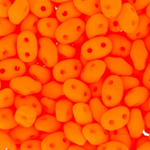 MiniDuo 2x4 mm Neon Orange Mat x10g