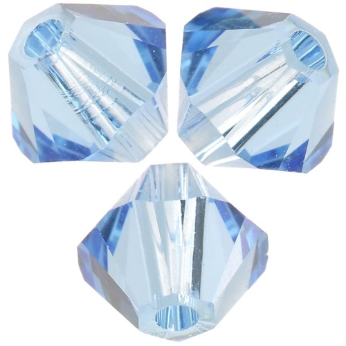 Swarovski crystal spinning tops 5328 4 mm - Reinvented Cool Blue x50