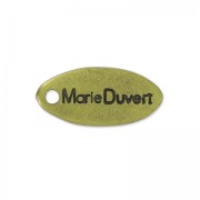 Ciondolo personalizzato ovale 15x6 mm bronzo x1000|raw }}