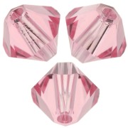 Biconi Swarovski 5328 mm. 5 Light Rose x20