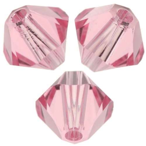 Biconi Swarovski 5328 mm. 5 Light Rose x20