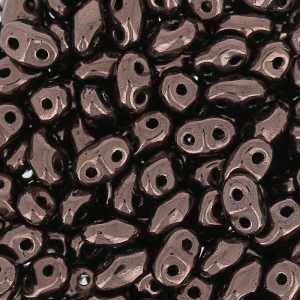 MiniDuo 2x4 mm Jet Lumi Amethyst x10g