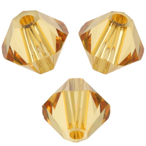 Biconi Swarovski 5328 mm. 5 - Golden Topaz x20
