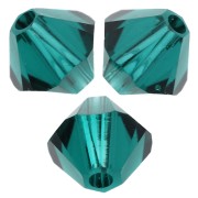 Biconi Swarovski 5328 mm. 8 Emerald x6|raw }}