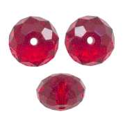 Tondo piatto Swarovski 5040 6 mm Light Siam x1