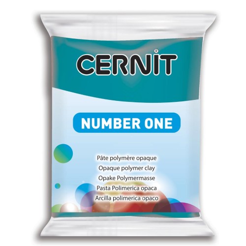 Pasta Cernit Number One Opaca - Blu anatra (n. 230) x 56 g