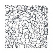 Placche di testure Cernit 9 cm Bubbles x1