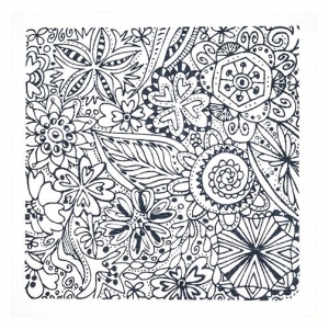 Placche di testure Cernit 9 cm Flowers x1