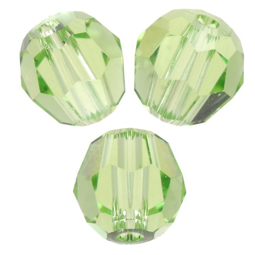 Swarovski 5000 4 mm perline rotonde - Peridot ReCreated x20