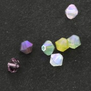 Sfere Swarovski 5000 6 mm Rose Water Opal Shimmer x6
