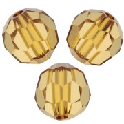 Sfere Swarovski 5000 6 mm Golden Topaz x6