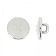 Bottone rotondo CCB 11.30 mm Grigio chiaro/Light Gold x1|raw }}