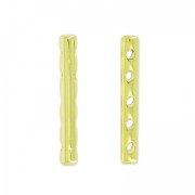 Separatore 5 file 26x4 mm dorato con oro fino x1