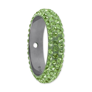 Pavé Ring un foro PureCrystal 185001 mm. 18.5 Peridot