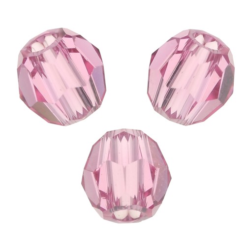 Swarovski 5000 perline rotonde 3 mm - Rosa x20