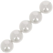 Perline Swarovski 5810 mm. 6 White Pearl x10|raw }}