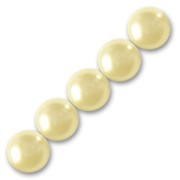 Perline Swarovski 5810 mm. 6 Light Gold Pearl x10|raw }}