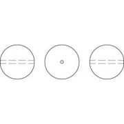 Swarovski 5810 8 mm Perla grigio scuro x5