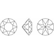 Cabochon Swarovski 1088 8 mm Silky Sage DeLite x1