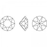 Cabochon Swarovski 1088 8 mm - Light Rose Shimmer x1