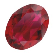 Cabochon Swarovski 4120 8x6 mm - Scarlet Ignite x1