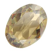Cabochon Swarovski 4120 ovale 8x6mm Light Colorado Topaz Ignite x1