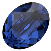 Cabochon Swarovski 4120 8x6 mm - Zaffiro scuro ricreato x1