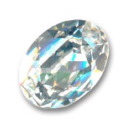 Cabochon Swarovski 4120 ovale mm. 14x10 Crystal