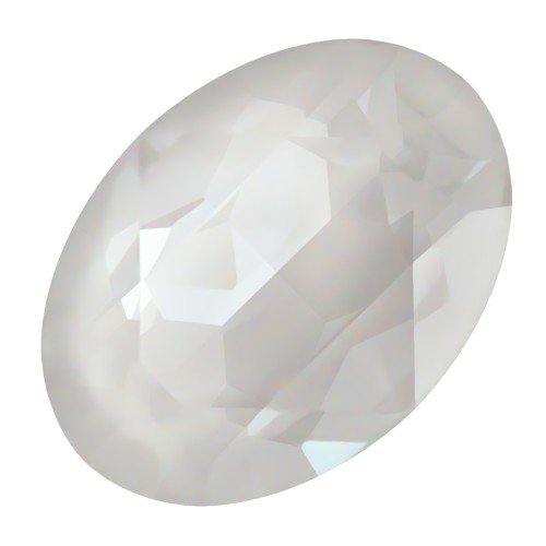 Cabochon Swarovski 4120 ovale 14x10 mm - Crystal Electric White Ignite x1