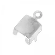 Terminale per catena strass 8 mm rodiato x 1