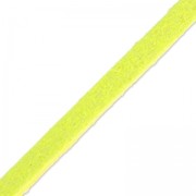 Laccetto imitazione pelle scamosciata mm. 3x1.3 Giallo Fluo x m. 3|raw }}