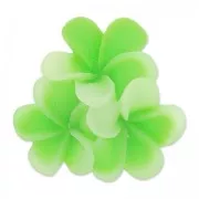 Cabochon in resina fiore mm. 22 Verde mela x1