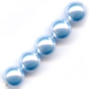 Perline Swarovski 5810 mm. 3 Light Blue Pearl x20