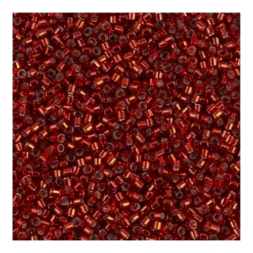 Miyuki Delica 11/0 DB0603 - Dyed Silver Lined Brick Red
