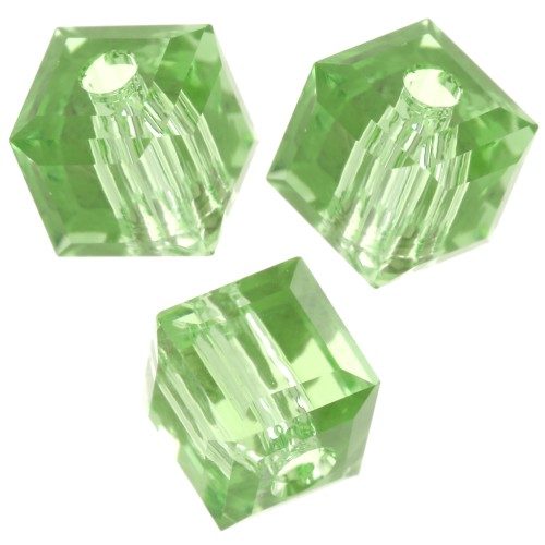 Cubi Swarovski 5601 4 mm - Reinvented Peridot x8