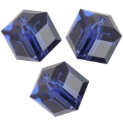 Swarovski 5601 Cubi da 8 mm - Zaffiro scuro reinventato x1