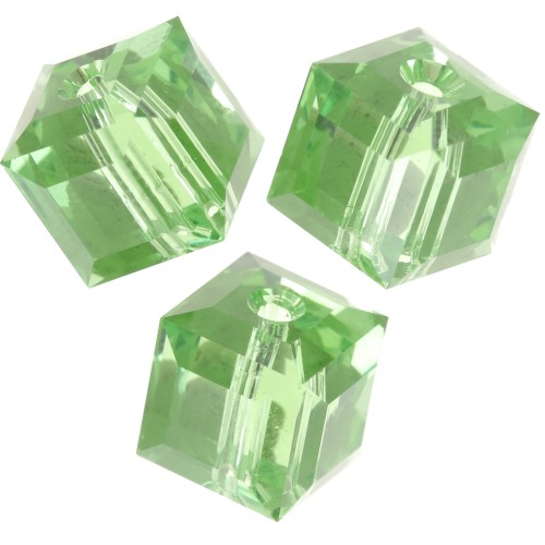 Swarovski 5601 cubi da 8 mm - Peridot reinventato x1